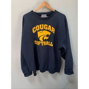 Vintage Cougars Softball Sweatshirt